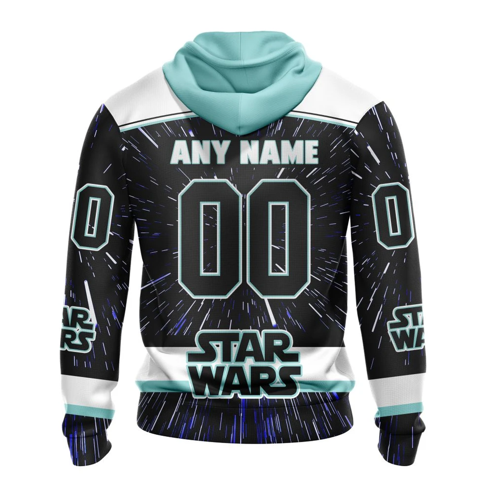 Hoodie NHL Seattle Kraken Special Star Wars Design St2303 QTNHL080524A1114HD - Image 2