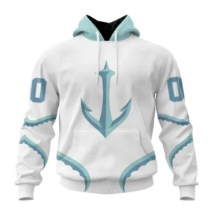 Hoodie NHL Seattle Kraken Special Whiteout Design St2401 QTNHL080524A558HD