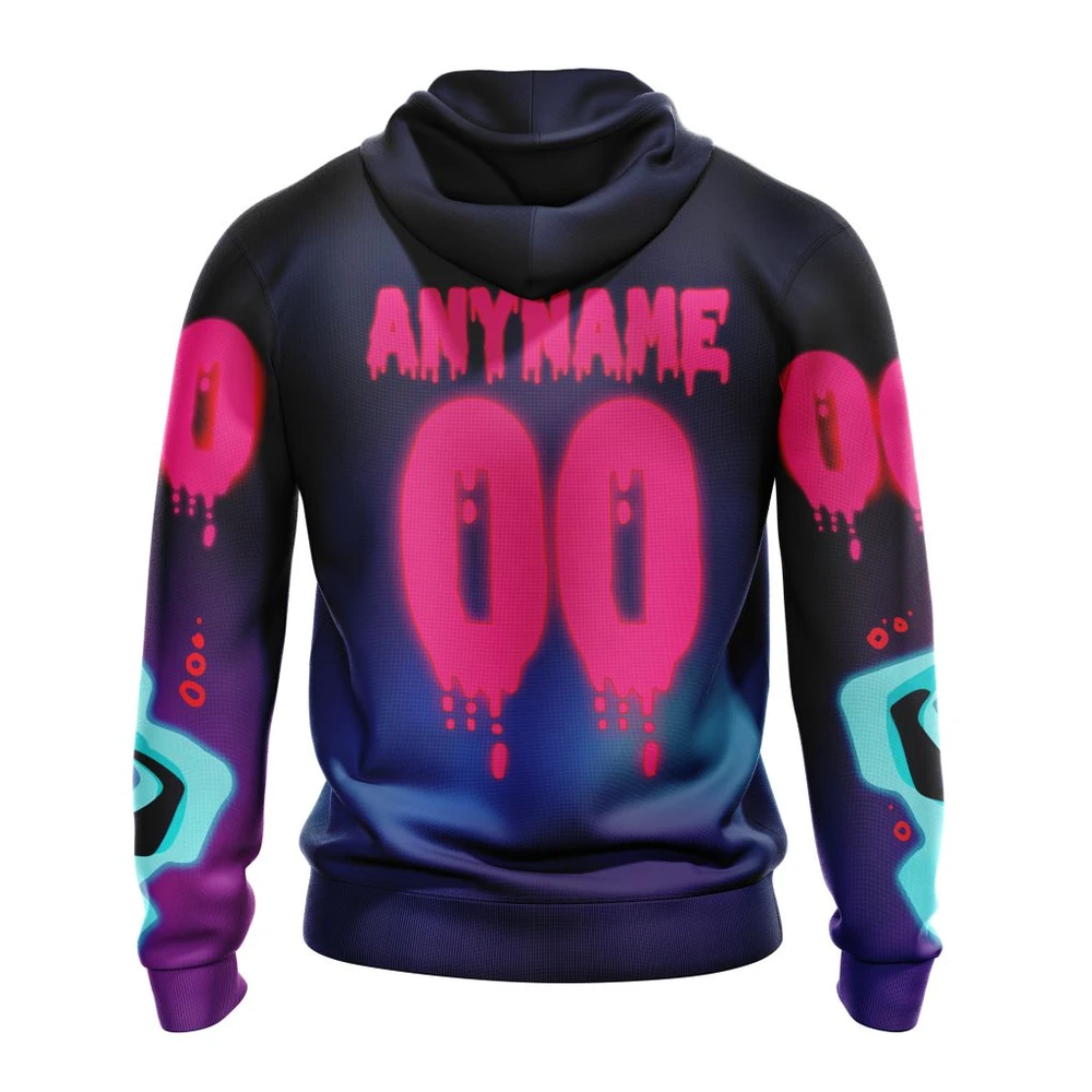 Hoodie NHL Seattle Kraken, Specialized Jersey For Halloween Night QTNHL080524A3192HD - Image 2