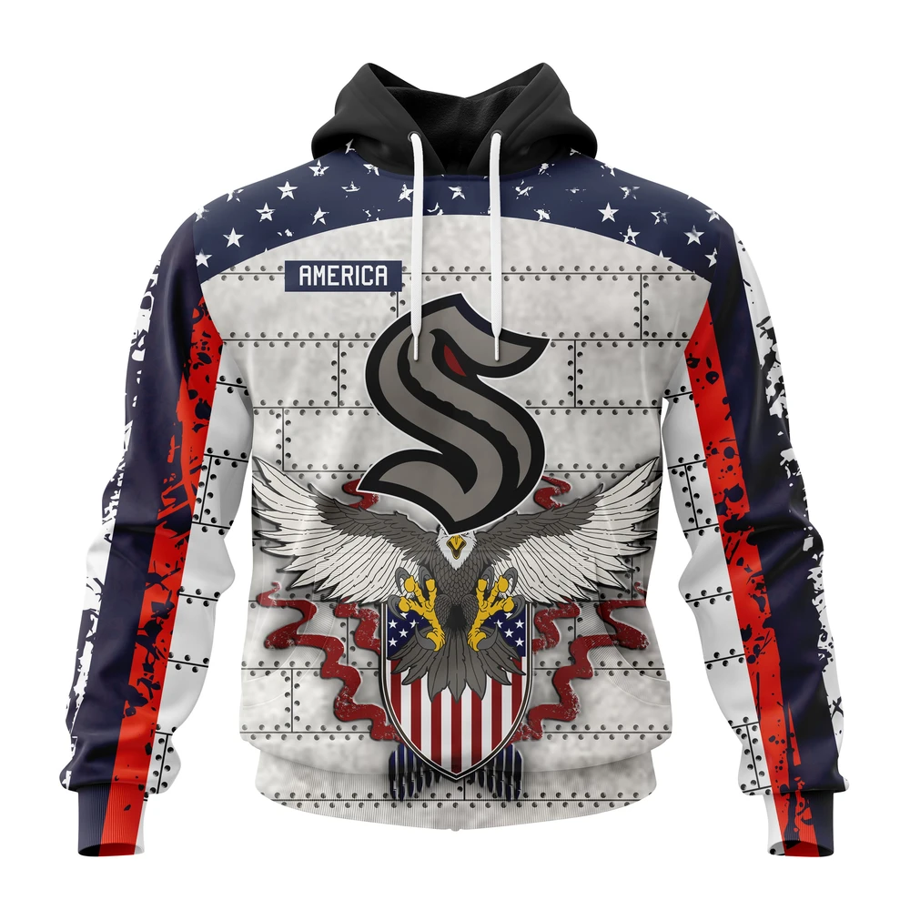 Hoodie NHL Seattle Kraken, Specialized Unisex In Us Concepts V0222 QTNHL080524A2877HD