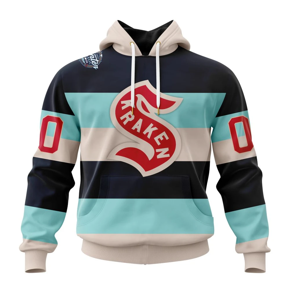 Hoodie NHL Seattle Kraken Winter Classic Customized Kits QTNHL080524A185HD