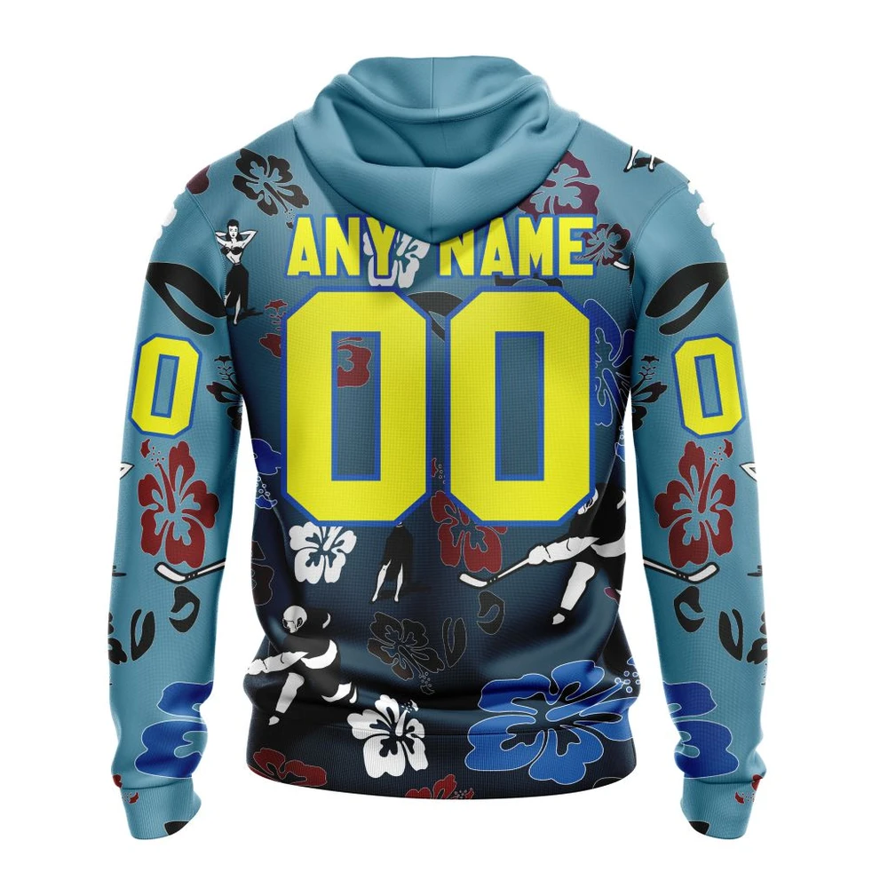 Hoodie NHL Seattle Kraken X Hawaii Specialized Design For Hawaiia V0122 QTNHL080524A3786HD - Image 2