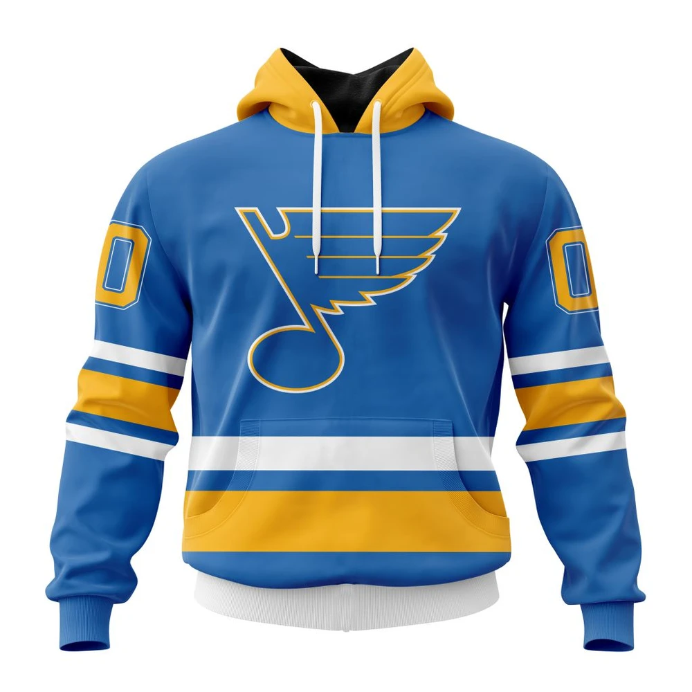 Hoodie NHL St. Louis Blues Personalized Alternate Kits QTNHL080524A1430HD