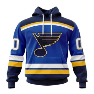 Hoodie NHL St. Louis Blues Personalized Home Kits QTNHL080524A1538HD