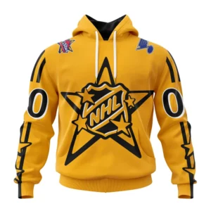 Hoodie NHL St. Louis Blues Personalized NHL All-Star Game QTNHL080524A826HD