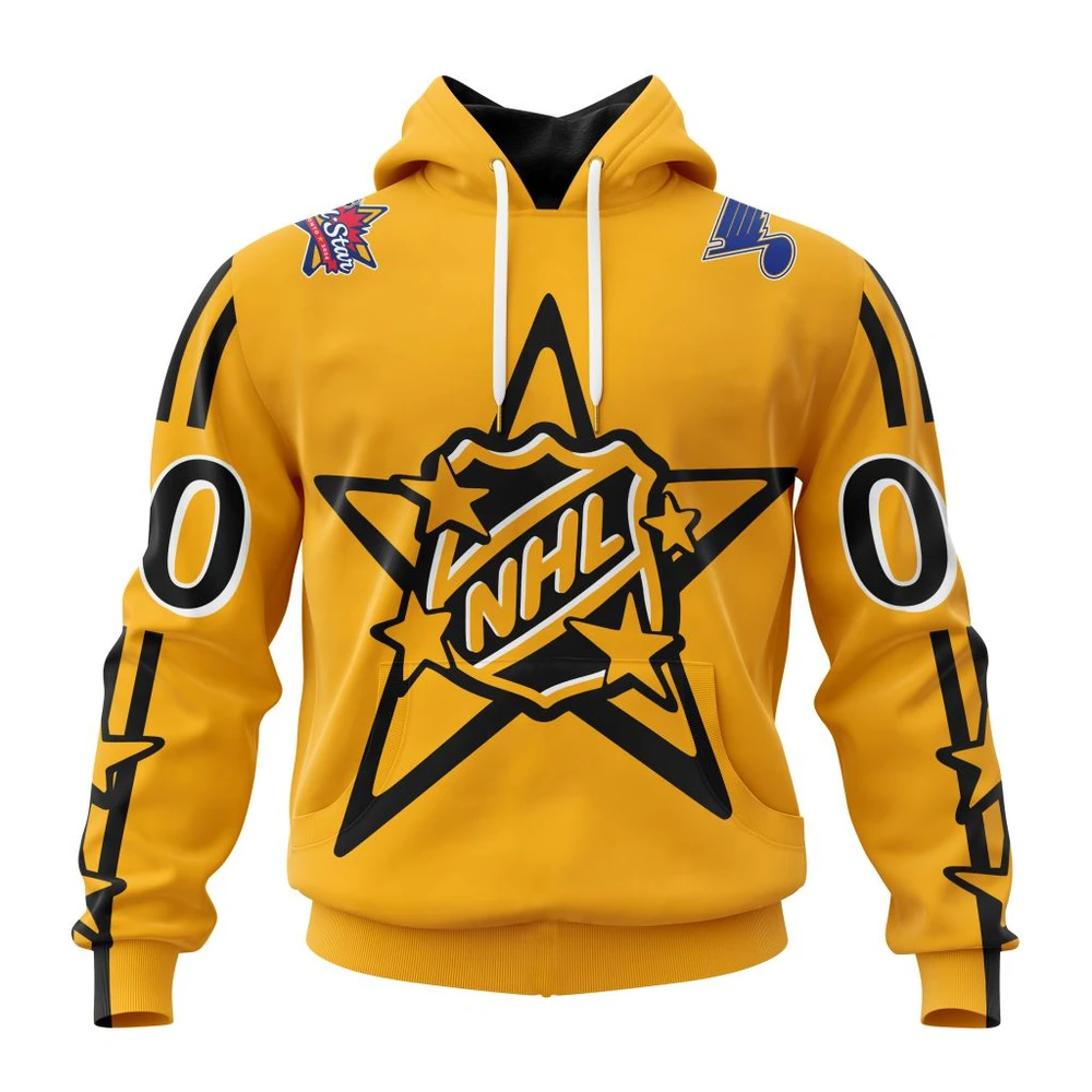 Hoodie NHL St. Louis Blues Personalized NHL All-Star Game QTNHL080524A826HD