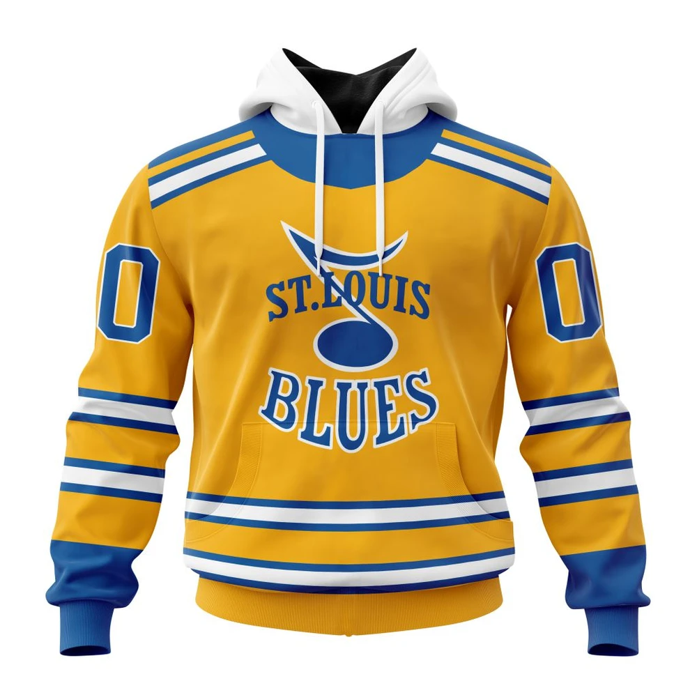 Hoodie NHL St Louis Blues Reverse Retro Kits QTNHL080524A144HD