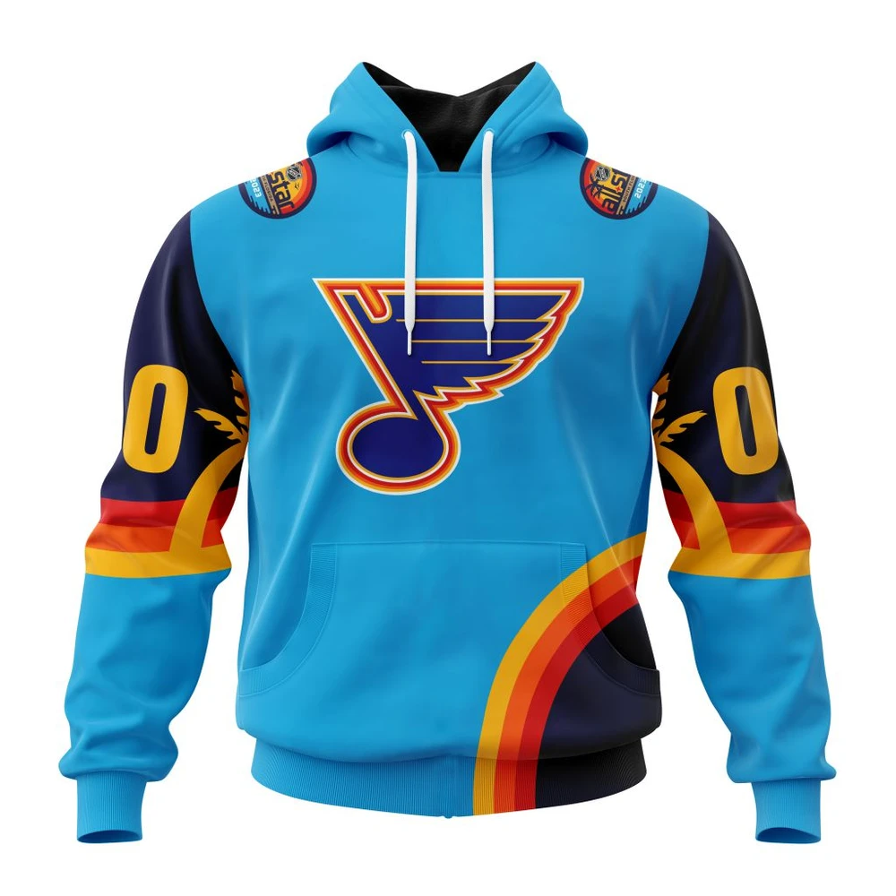Hoodie NHL St. Louis Blues Special All-Star Game Design With Atlantic Ocean QTNHL080524A2557HD
