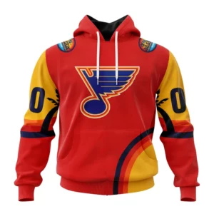 Hoodie NHL St. Louis Blues Special All-Star Game Design With Florida Sunset QTNHL080524A2587HD