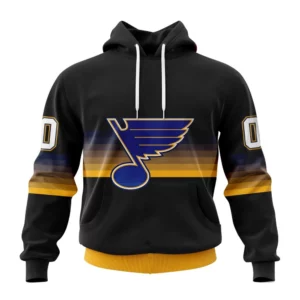 Hoodie NHL St. Louis Blues Special Black And Gradient Design St2301 QTNHL080524A1400HD