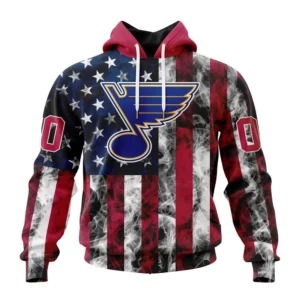 Hoodie NHL St. Louis Blues Special Design For Independence Day The Fourth Of July St2401 QTNHL080524A479HD