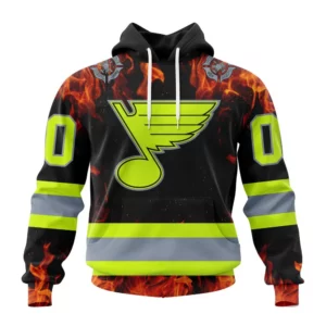 Hoodie NHL St. Louis Blues Special Design Honoring Firefighters St2401 QTNHL080524A1081HD