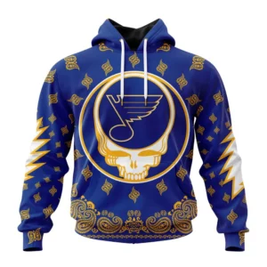 Hoodie NHL St. Louis Blues Special Grateful Dead Design St2303 QTNHL080524A1903HD