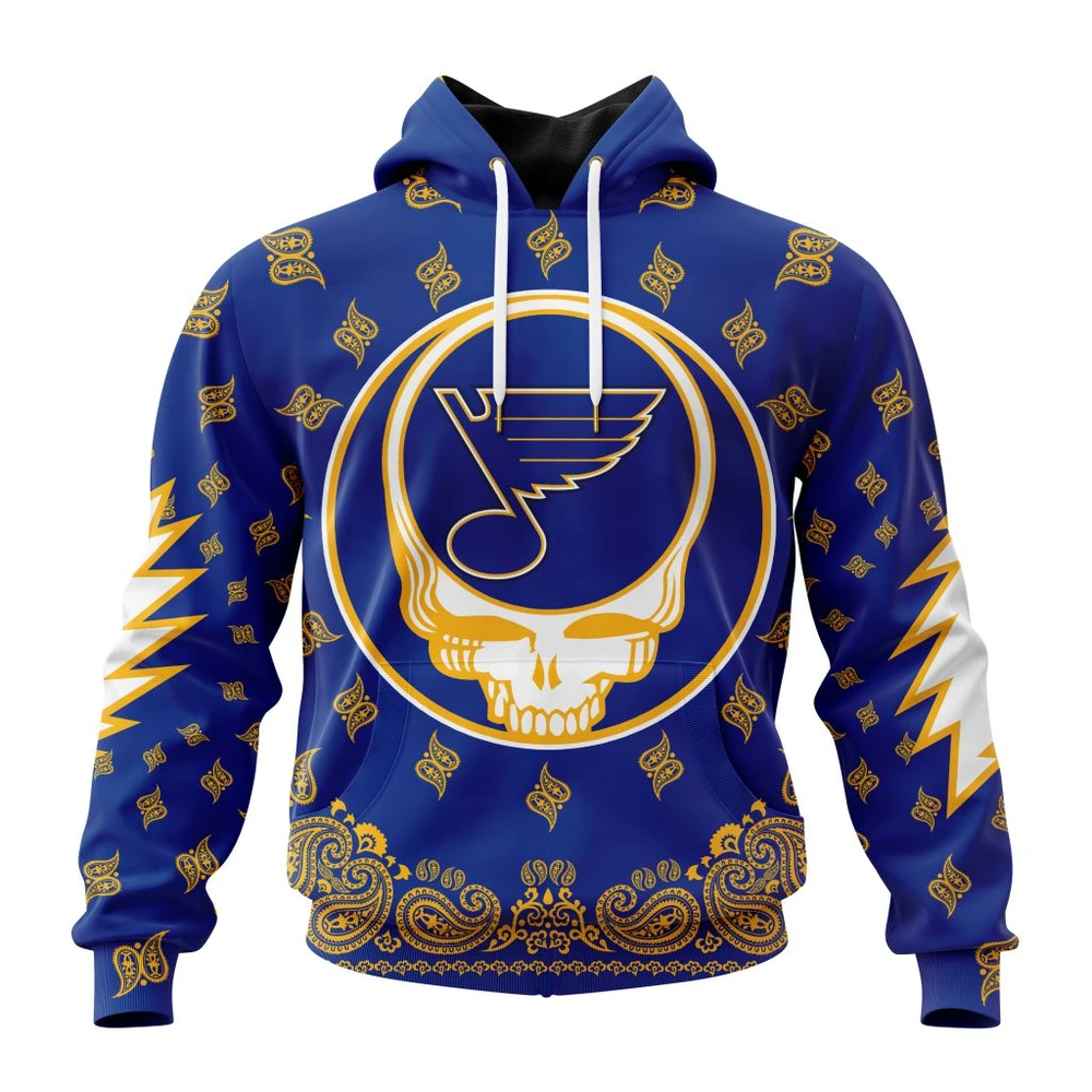 Hoodie NHL St. Louis Blues Special Grateful Dead Design St2303 QTNHL080524A1903HD