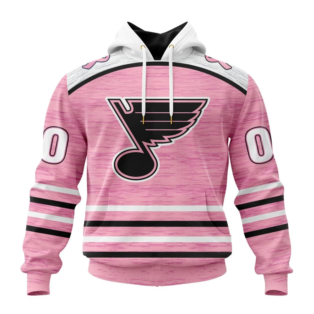 Hoodie NHL St. Louis Blues Special Pink Fight Breast Cancer Design St2304 QTNHL080524A1735HD