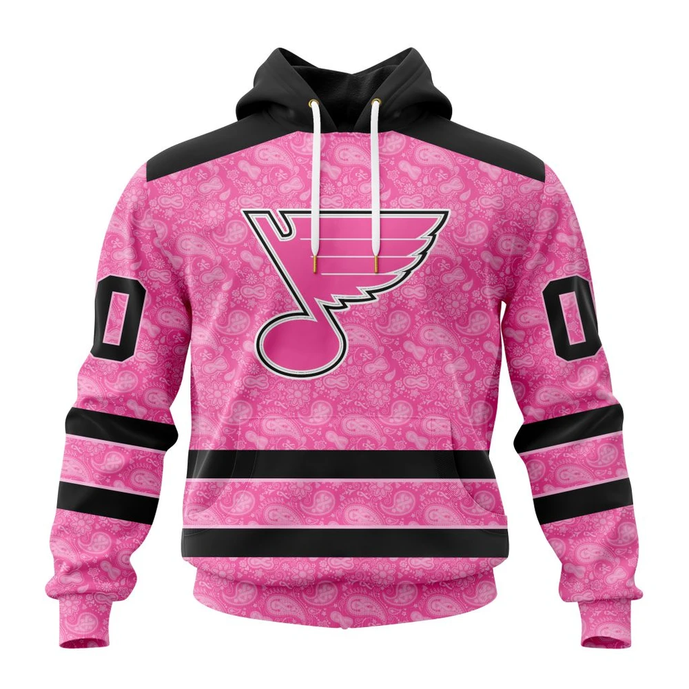 Hoodie NHL St. Louis Blues Special Pink Fight Breast Cancer St2306 QTNHL080524A1631HD