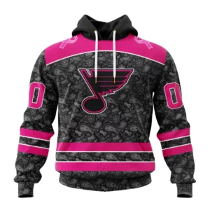 Hoodie NHL St. Louis Blues Special Pink In The Rink Fight Breast Cancer St2301 QTNHL080524A2076HD