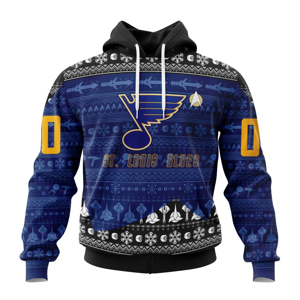 Hoodie NHL St. Louis Blues Special Star Trek Design St2201 QTNHL080524A3003HD