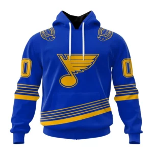 Hoodie NHL St. Louis Blues Special Two-Tone Design St2401 QTNHL080524A447HD