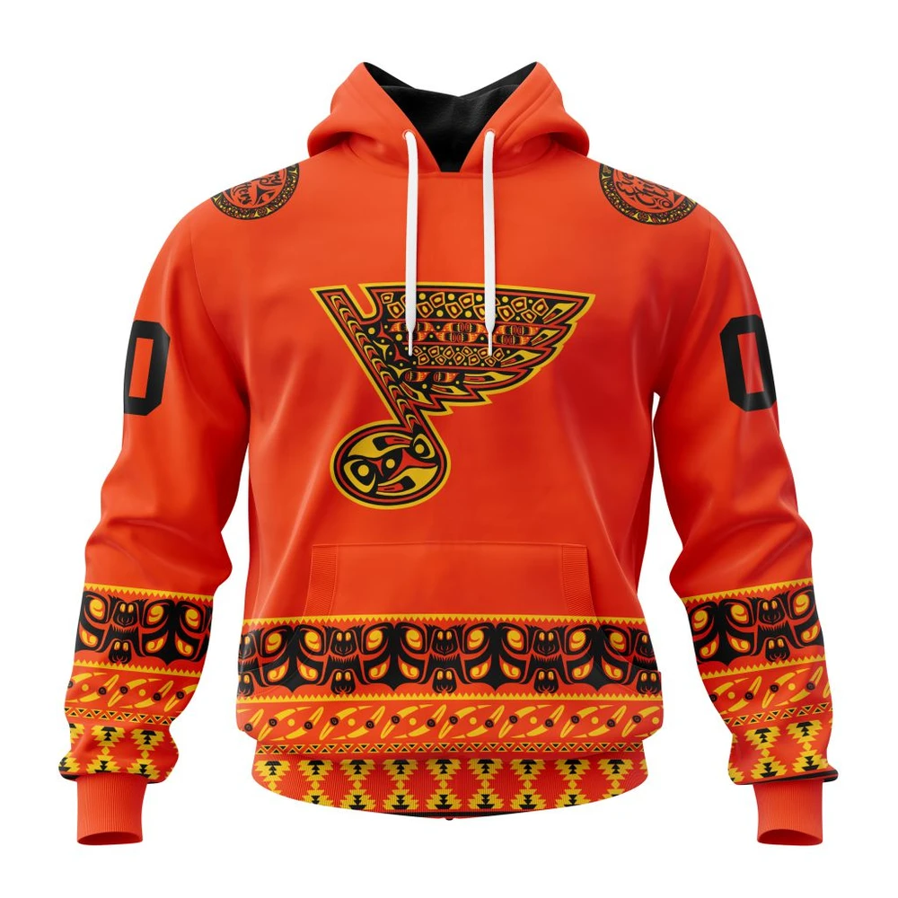 Hoodie NHL St. Louis Blues, Specialized National Day For Truth And Reconciliation QTNHL080524A3082HD