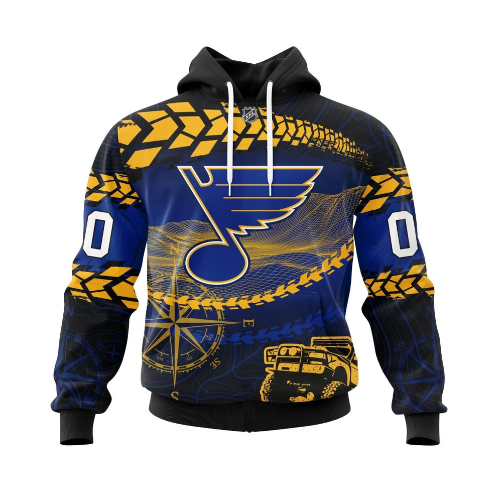 Hoodie NHL St Louis Blues, Specialized Off Road Style St2201 QTNHL080524A4034HD