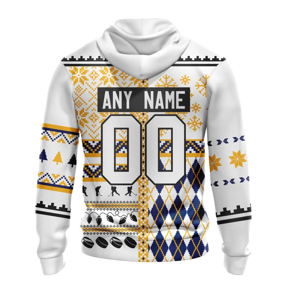 Hoodie NHL St. Louis Blues, Specialized Unisex Christmas Is Coming V01 QTNHL080524A2902HD - Image 2