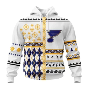 Hoodie NHL St. Louis Blues, Specialized Unisex Christmas Is Coming V01 QTNHL080524A2902HD