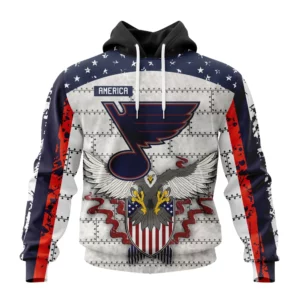 Hoodie NHL St. Louis Blues, Specialized Unisex In Us Concepts V0222 QTNHL080524A2876HD