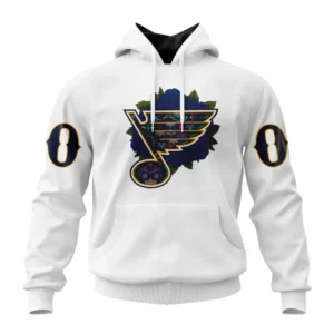 Hoodie NHL St. Louis Blues, Specialized Unisex Kits Dia De Muertos QTNHL080524A2849HD