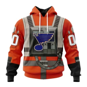 Hoodie NHL St. Louis Blues Star Wars Rebel Pilot Design St2201 QTNHL080524A2320HD