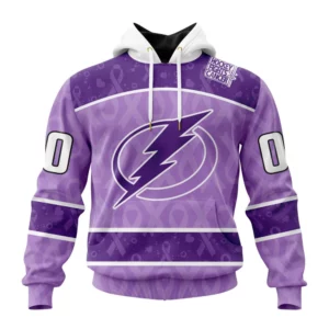 Hoodie NHL Tampa Bay Lightning New Lavender Hockey Fight Cancer St2301 QTNHL080524A1474HD