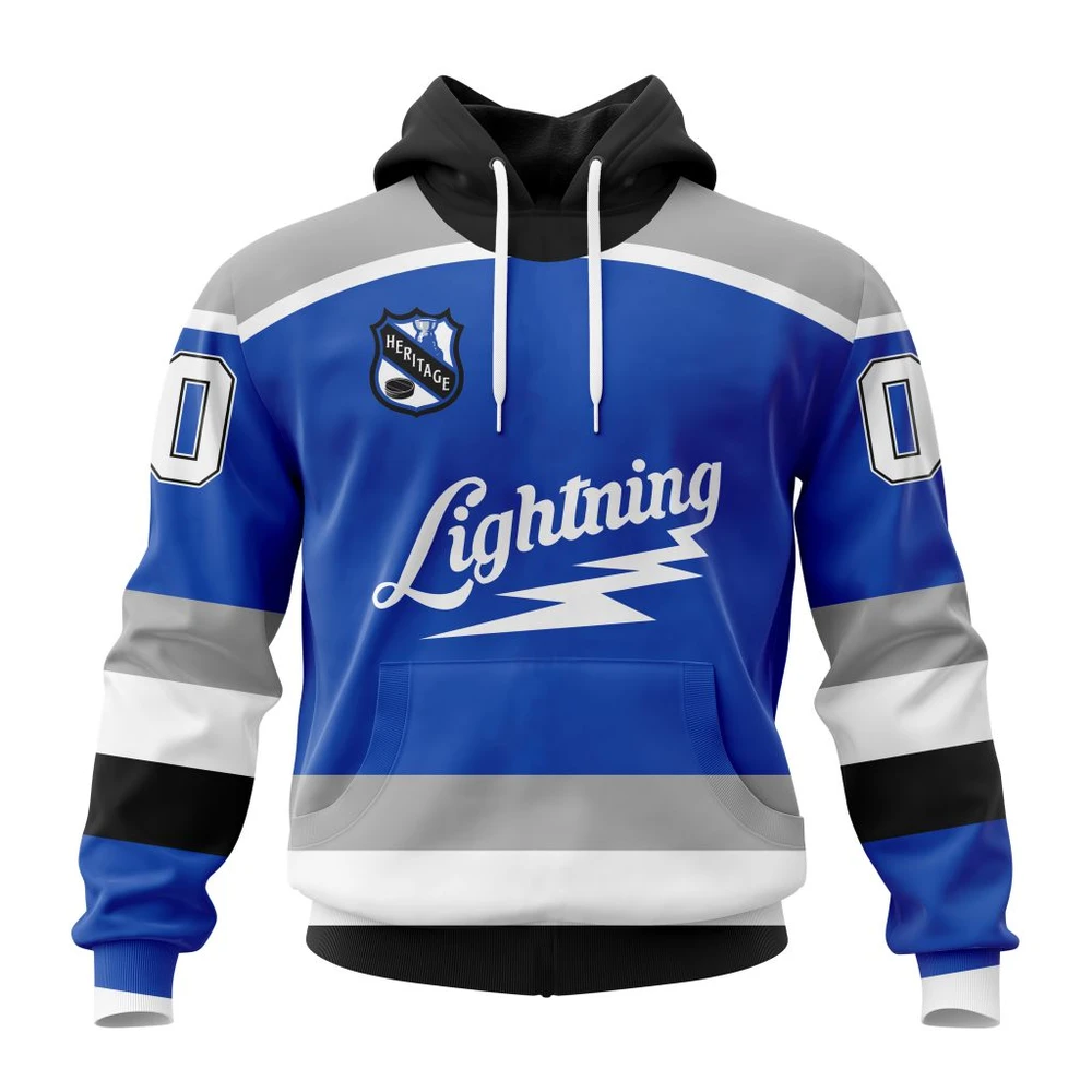 Hoodie NHL Tampa Bay Lightning Personalized Heritage Design St2401 QTNHL080524A652HD