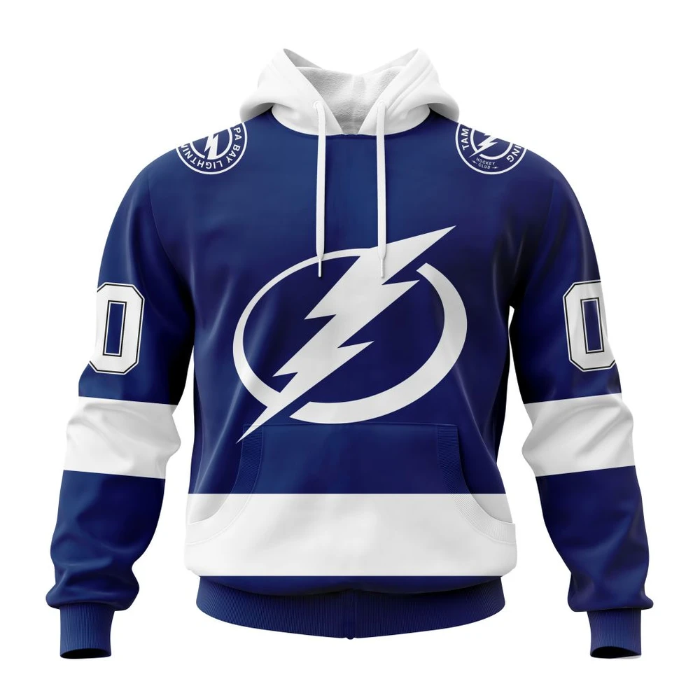 Hoodie NHL Tampa Bay Lightning Personalized Home Kits QTNHL080524A1536HD