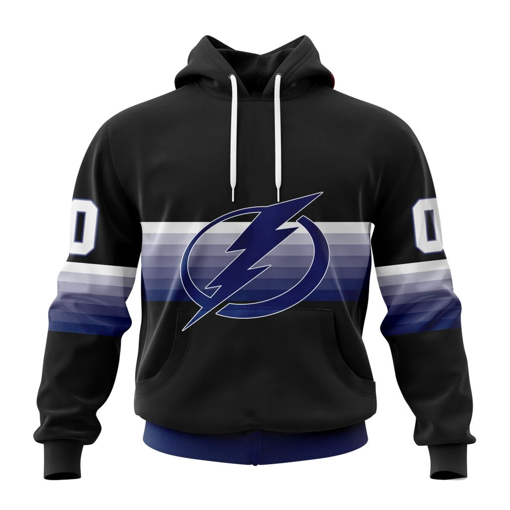 Hoodie NHL Tampa Bay Lightning Special Black And Gradient Design St2301 QTNHL080524A1399HD