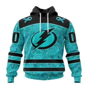 Hoodie NHL Tampa Bay Lightning Special Design Fight Ovarian Cancer St2201 QTNHL080524A2408HD