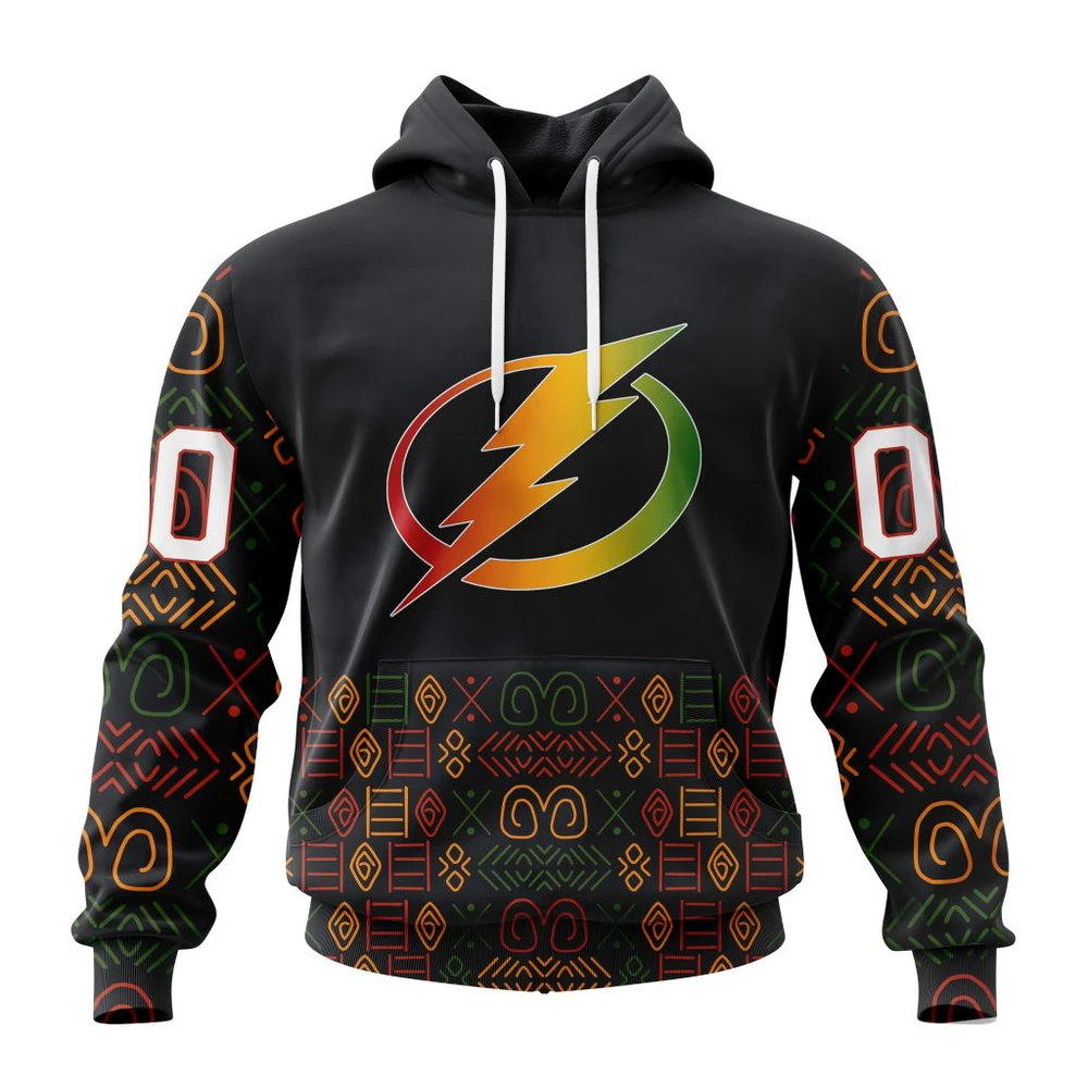 Hoodie NHL Tampa Bay Lightning Special Design For Black History Month St2401 QTNHL080524A1048HD