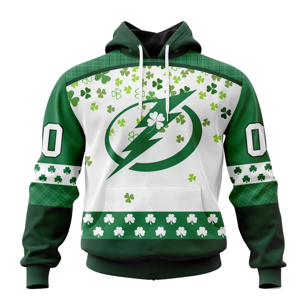 Hoodie NHL Tampa Bay Lightning Special Design For St. Patrick Day St2401 QTNHL080524A1235HD