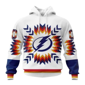 Hoodie NHL Tampa Bay Lightning Special Design With Native Pattern St2302 QTNHL080524A1571HD