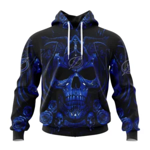 Hoodie NHL Tampa Bay Lightning Special Design With Skull Art St2203 QTNHL080524A3118HD