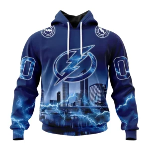 Hoodie NHL Tampa Bay Lightning Special Design With Thunderstorms St2301 QTNHL080524A4087HD