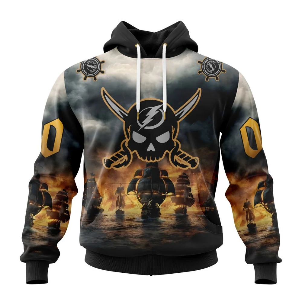 Hoodie NHL Tampa Bay Lightning Special Gasparilla Design St2301 QTNHL080524A183HD