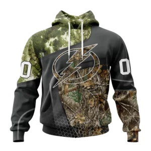 Hoodie NHL Tampa Bay Lightning Special Hunting Camo Design St2302 QTNHL080524A1304HD