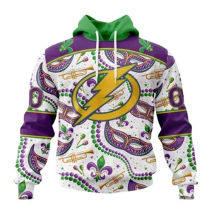 Hoodie NHL Tampa Bay Lightning Special Mardi Gras Design St2401 QTNHL080524A728HD