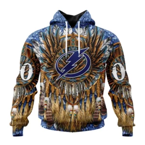 Hoodie NHL Tampa Bay Lightning Special Native Costume Design St2201 QTNHL080524A2730HD