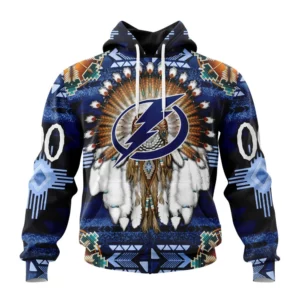 Hoodie NHL Tampa Bay Lightning Special Native Costume Design St2202 QTNHL080524A2677HD