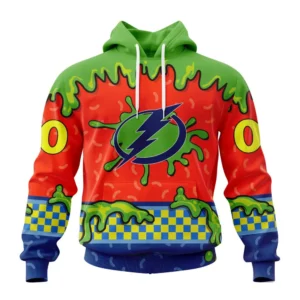 Hoodie NHL Tampa Bay Lightning Special Nickelodeon Design St2301 QTNHL080524A1171HD