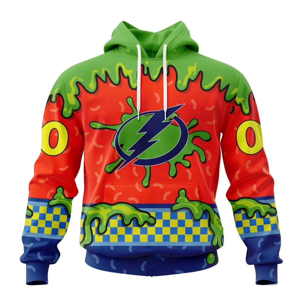 Hoodie NHL Tampa Bay Lightning Special Nickelodeon Design St2301 QTNHL080524A1171HD