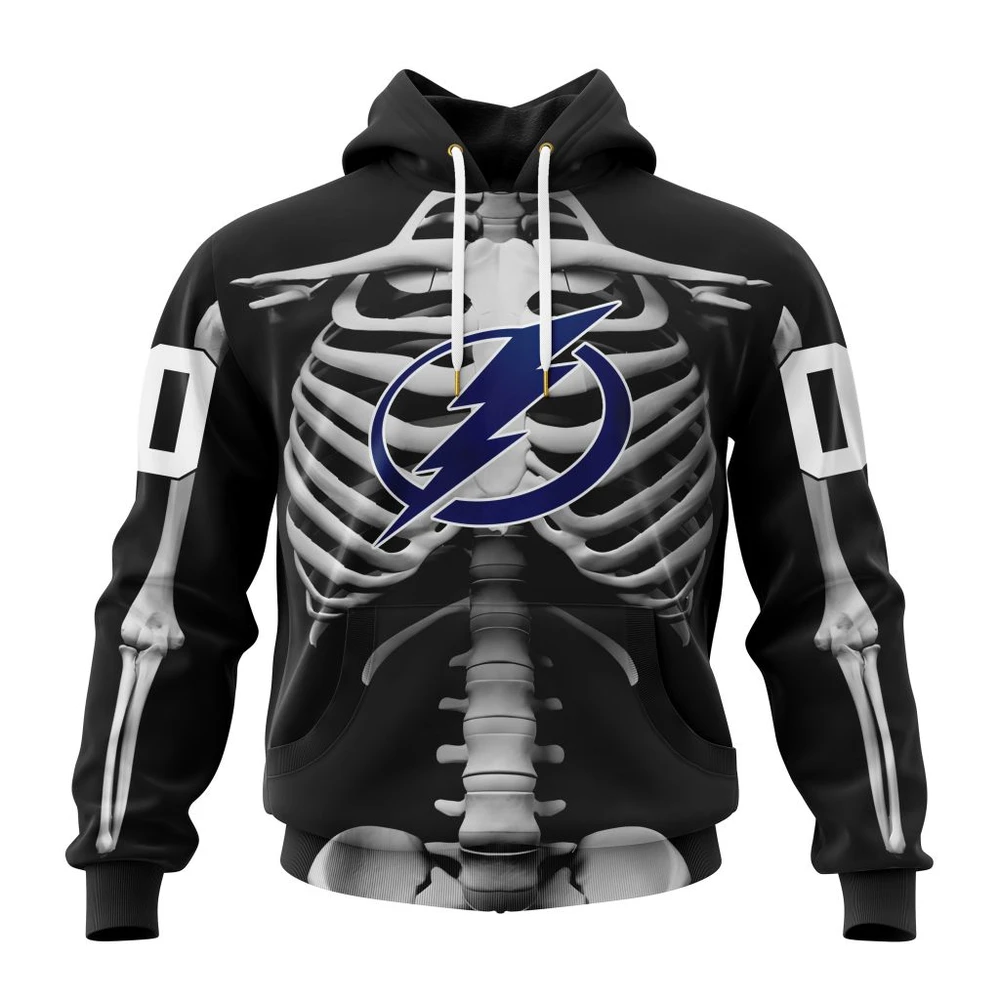 Hoodie NHL Tampa Bay Lightning Special Skeleton Costume For Halloween St2301 QTNHL080524A2017HD