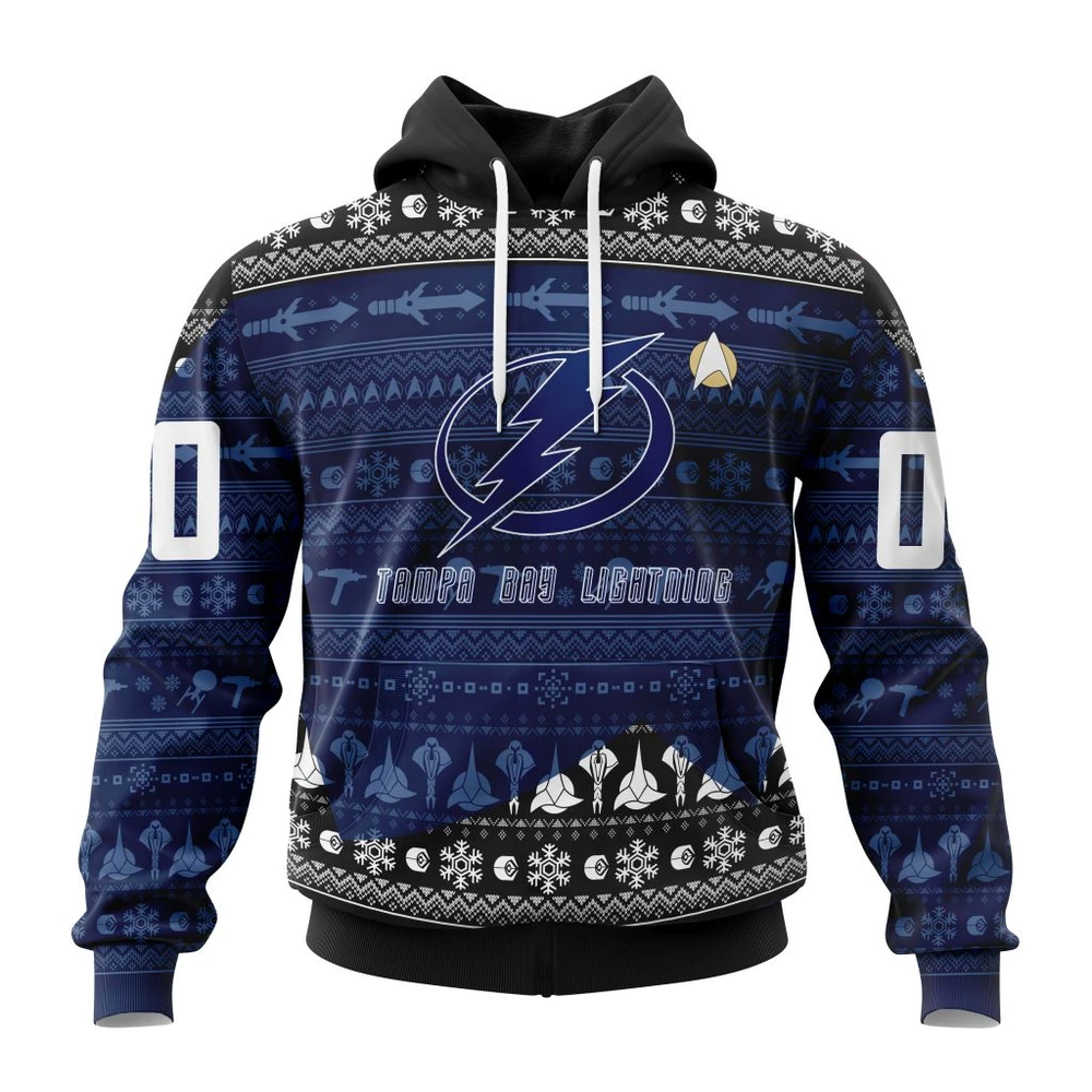 Hoodie NHL Tampa Bay Lightning Special Star Trek Design St2201 QTNHL080524A3002HD