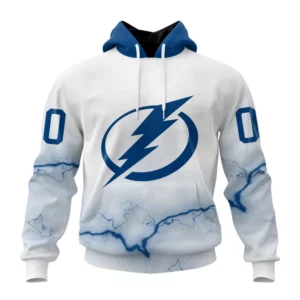 Hoodie NHL Tampa Bay Lightning Special Whiteout Design St2401 QTNHL080524A556HD